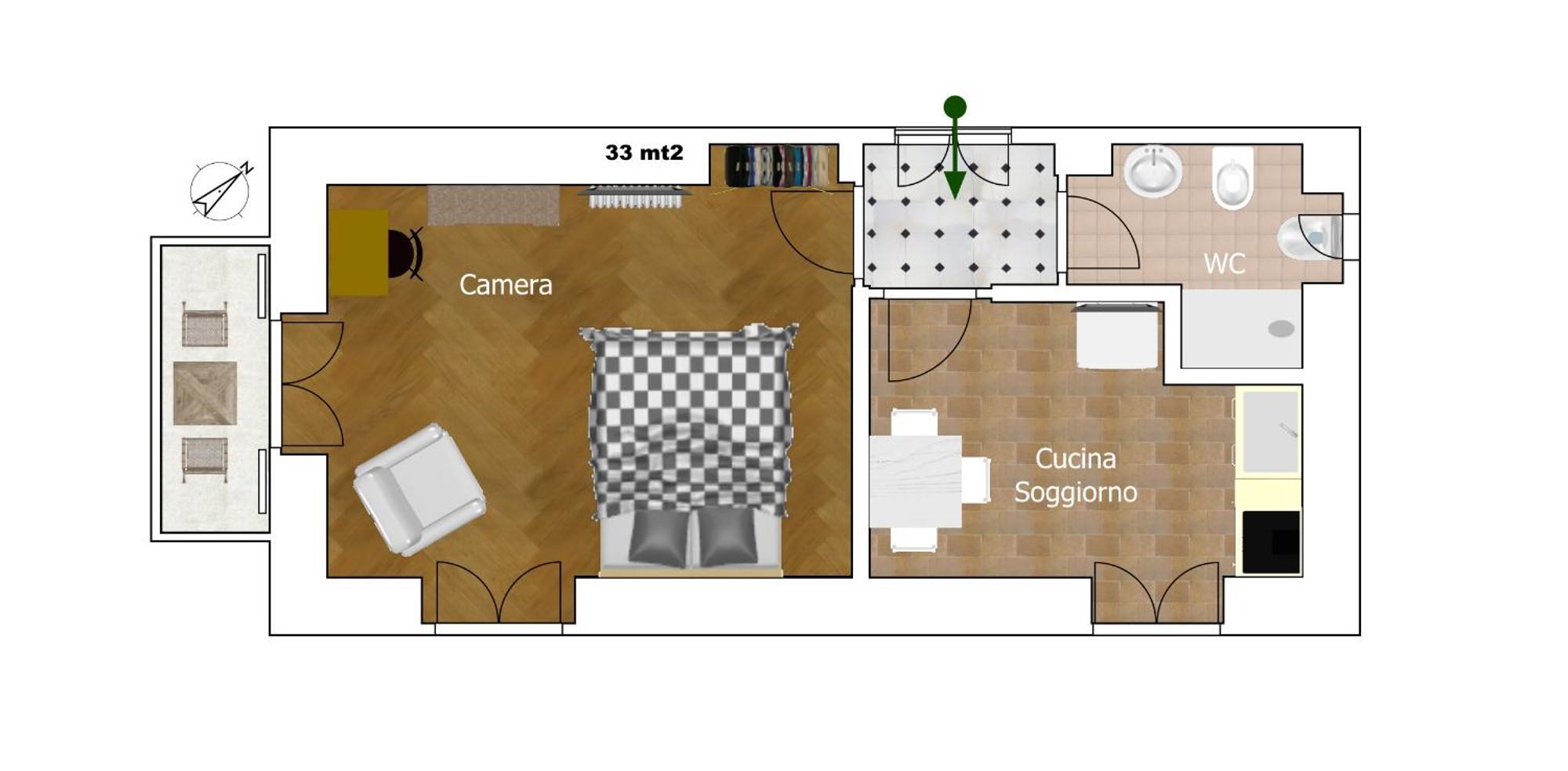 Villa Virginia 보르디게라 객실 사진